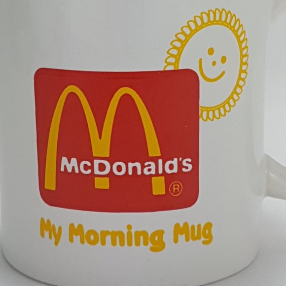 Vintage McDonalds Mug Teacup My Morning Mug Retro Collectible Restaurant Ceramic - Picture 2 of 11
